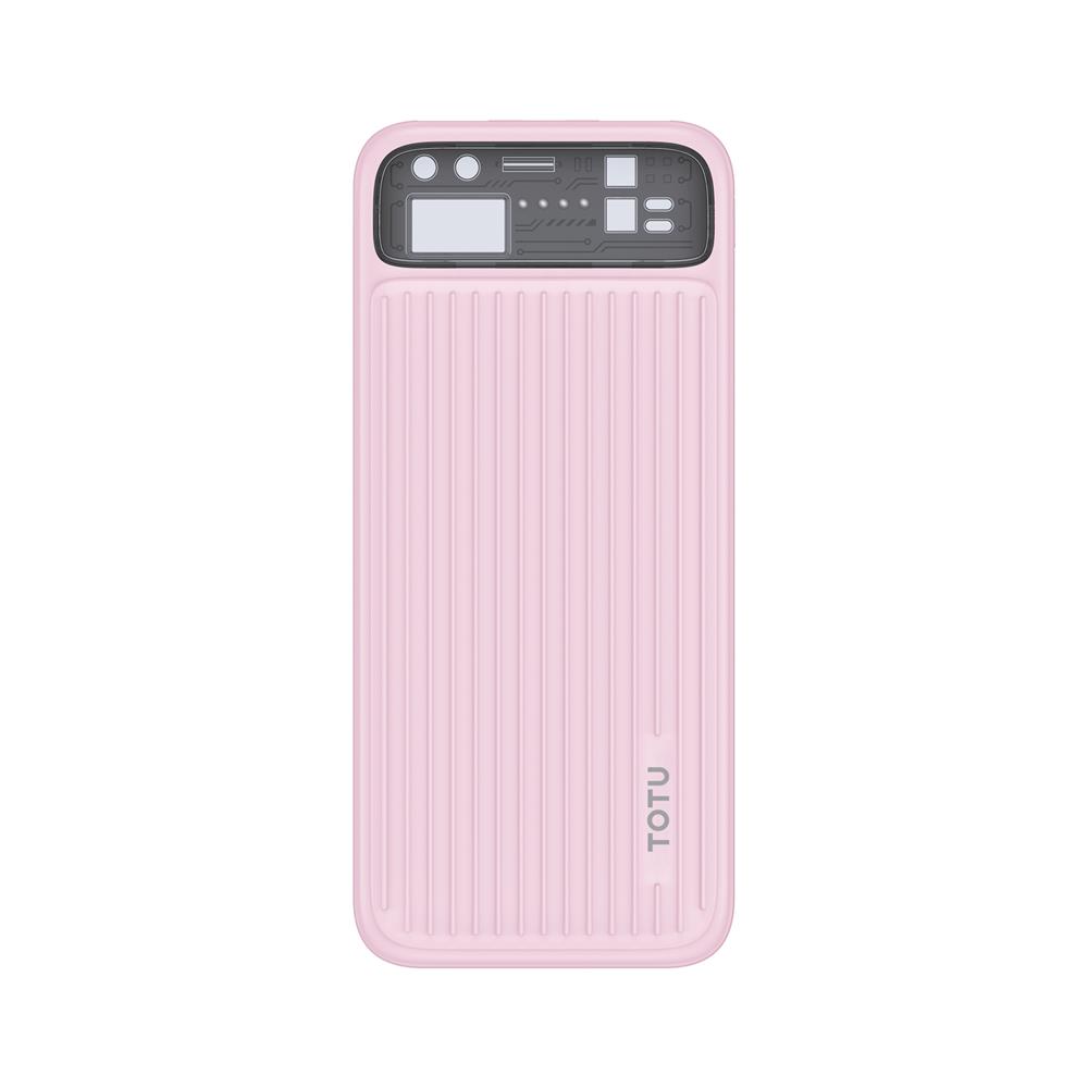 แบตเตอรี่สำรอง TOTU PB-1006 10000MAH สีชมพู