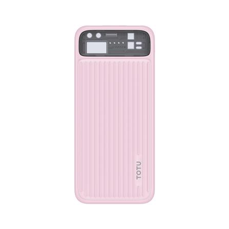 แบตเตอรี่สำรอง TOTU PB-1006 10000MAH สีชมพู_0