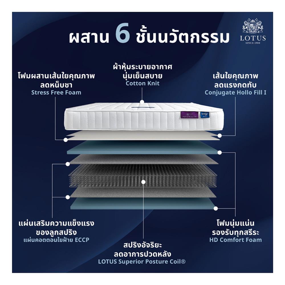 ที่นอน 6 ฟุต LOTUS ANGELUS