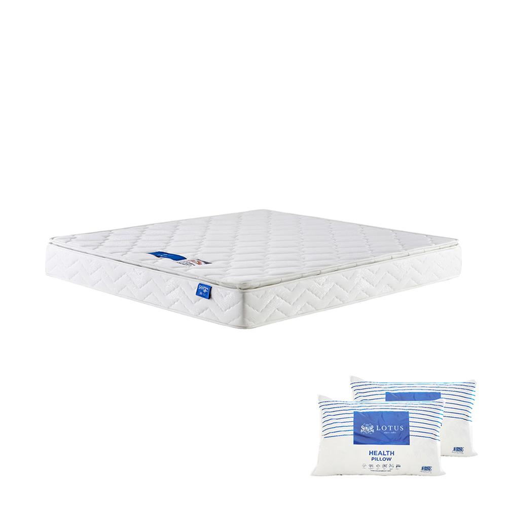 ที่นอน 6 ฟุต LOTUS ELIPSE พร้อมหมอนหนุน 2 ชิ้น