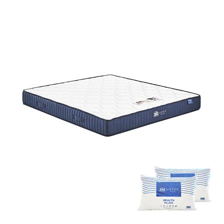 ที่นอน 6 ฟุต LOTUS LILAC พร้อมหมอนหนุน 2 ชิ้น_0