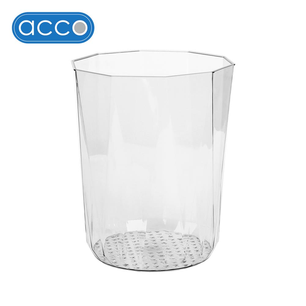 ถังขยะกลม ACCO KLEAR 10 ลิตร สีใส
