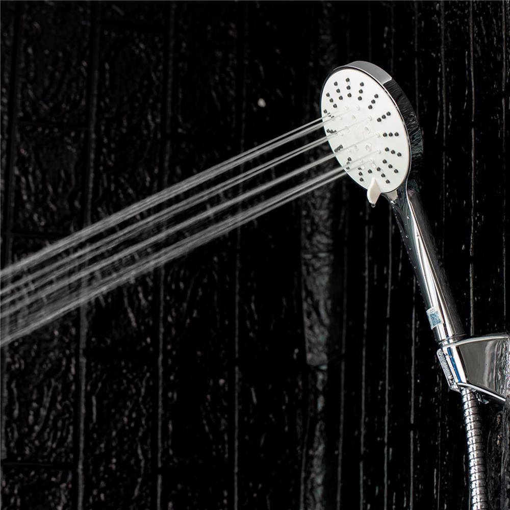 ชุดฝักบัวสายอ่อน 5 ระดับ RASLAND RA D414-D8888 สีโครม