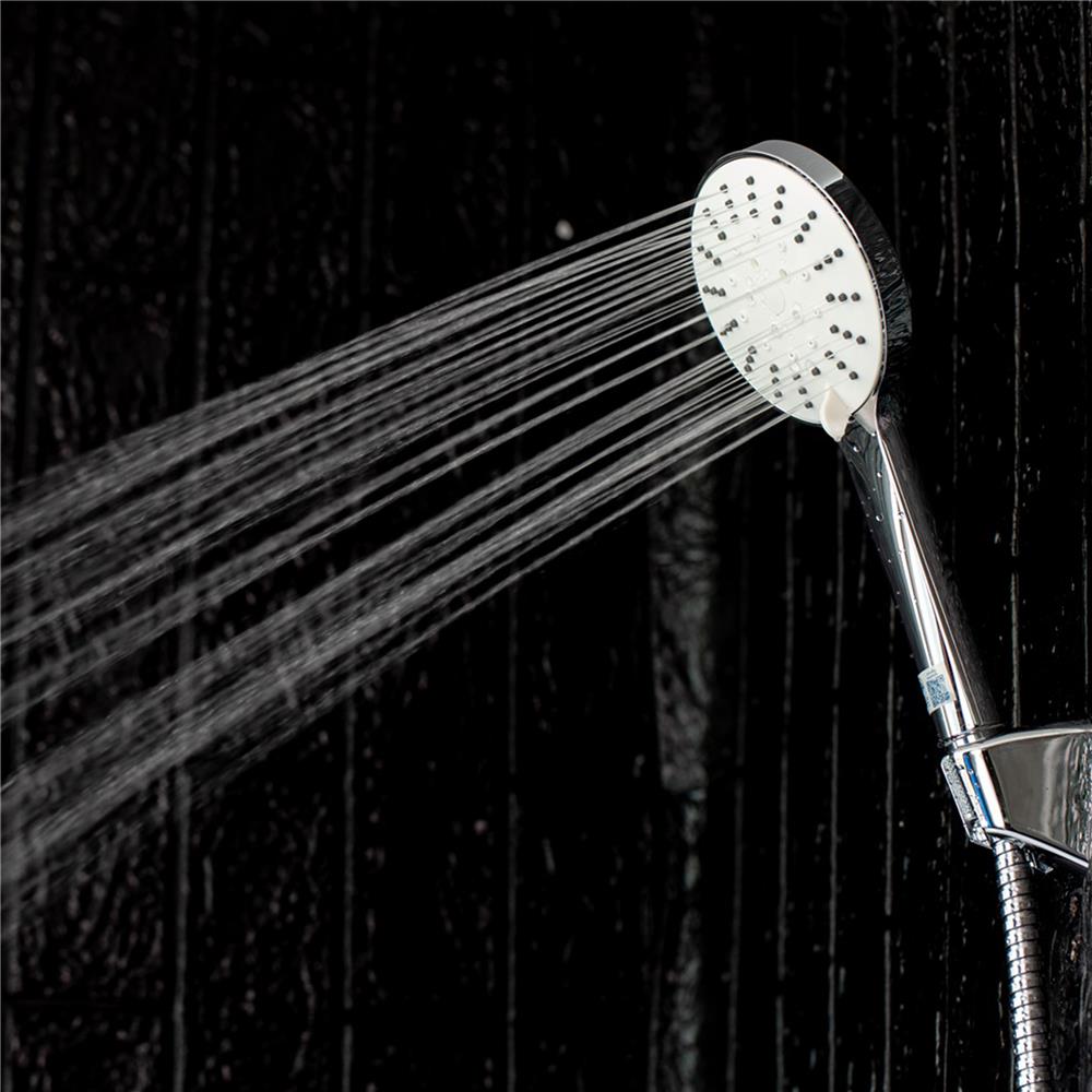 ชุดฝักบัวสายอ่อน 5 ระดับ RASLAND RA D414-D8888 สีโครม