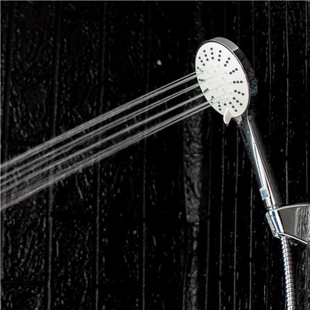 ชุดฝักบัวสายอ่อน 5 ระดับ RASLAND RA D414-D8888 สีโครม_2