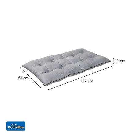 เบาะรองนั่ง HOME LIVING STYLE LARGO 24X48 นิ้ว สีเทา_6