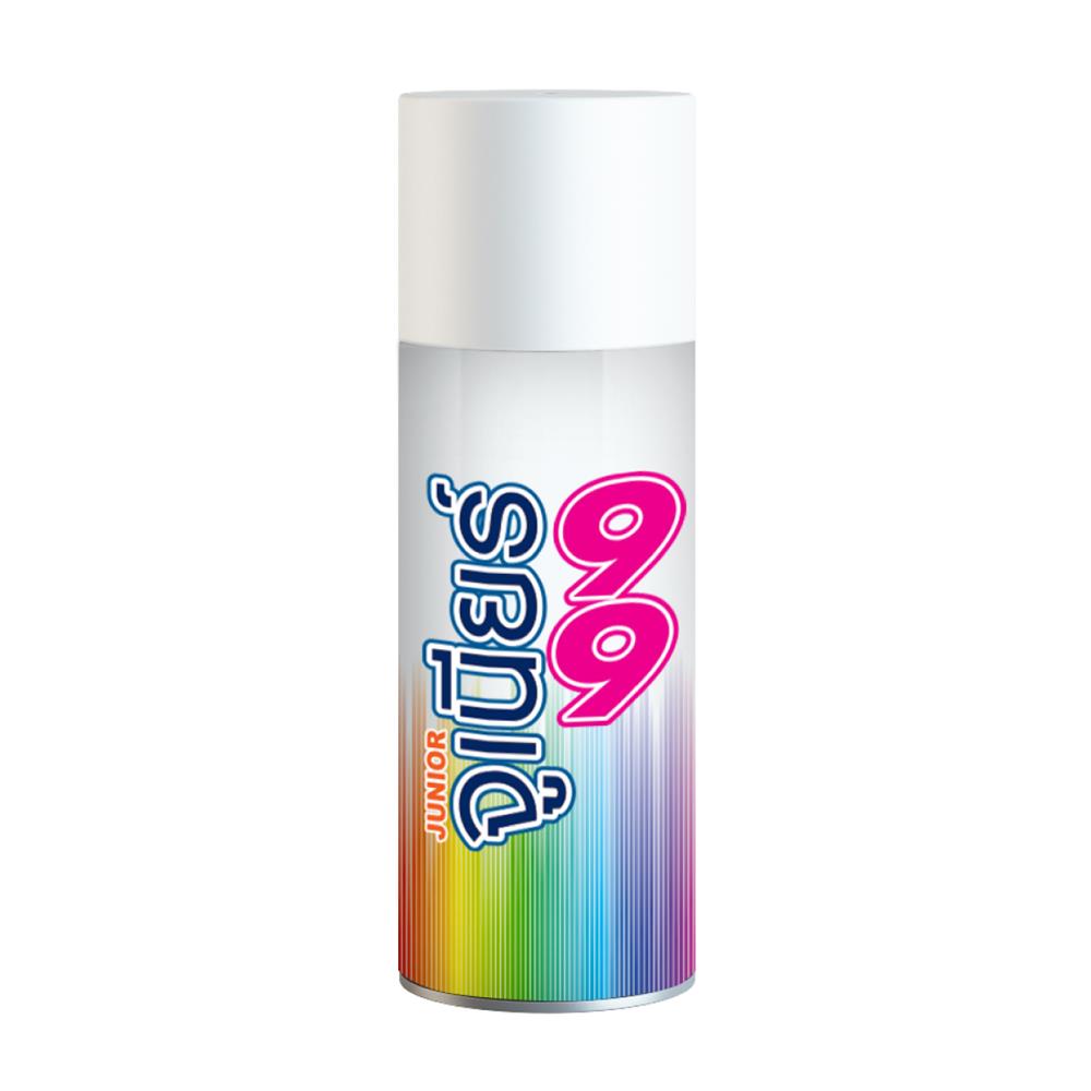 สีสเปรย์ NIPPON PAINT JUNIOR 99 J220 สีเทาดำ 400 ซีซี
