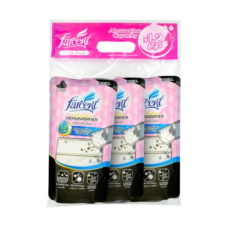 รีฟิลสารดูดความชื้น FARCENT CHARCOAL 350 กรัม แพ็ก 3 ชิ้น_0