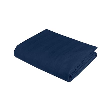 ผ้าปูที่นอน PICASSO MICRO SATIN 84X110 นิ้ว ลายริ้ว สี NAVY BLUE_1