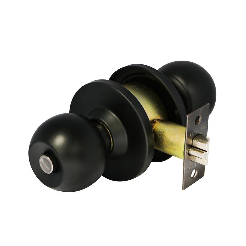 ลูกบิดทั่วไป หัวกลม COLT 6327-302 สีดำ