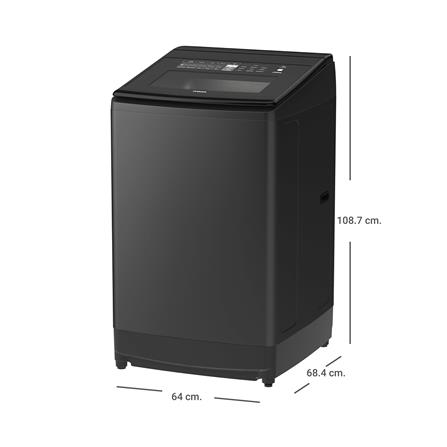 เครื่องซักผ้าฝาบน HITACHI SF-170THV GG 17กก. อินเวอร์เตอร์ สีเทา_4