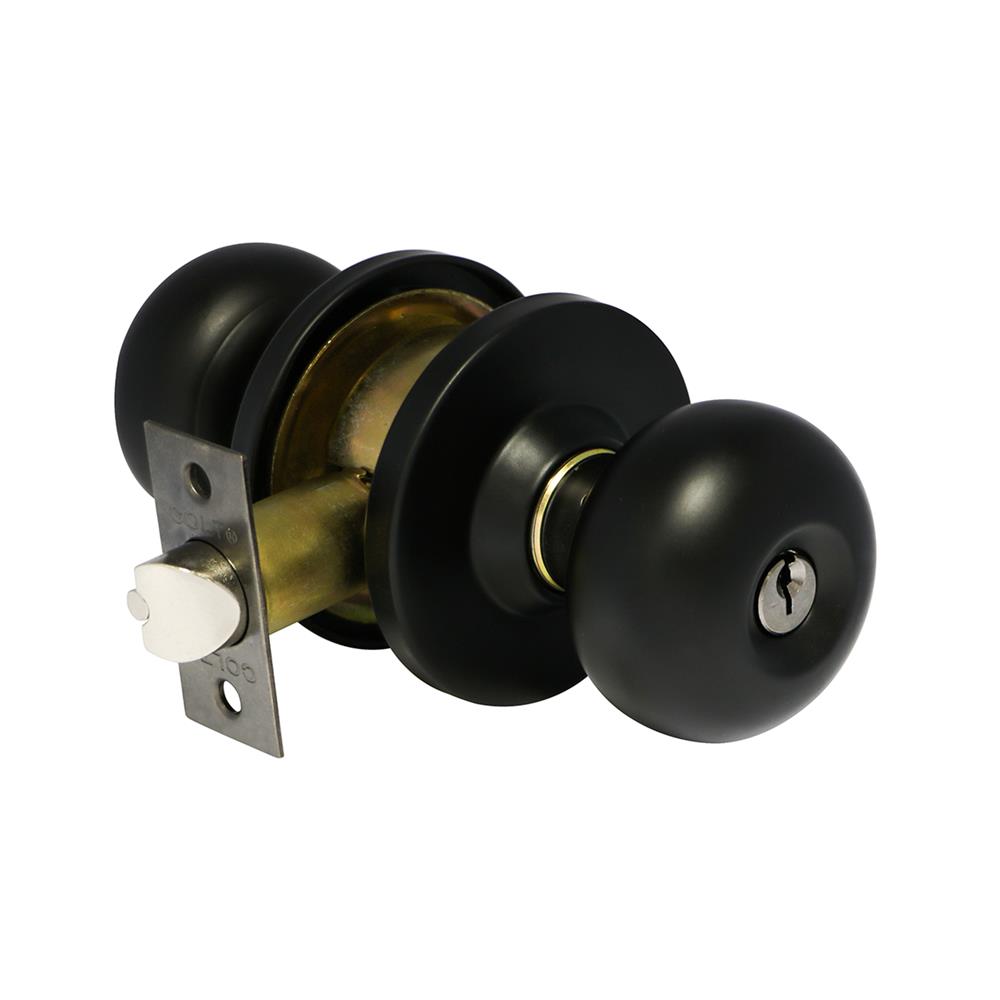 ลูกบิดทั่วไป หัวจัน COLT 5327-302 สีดำ