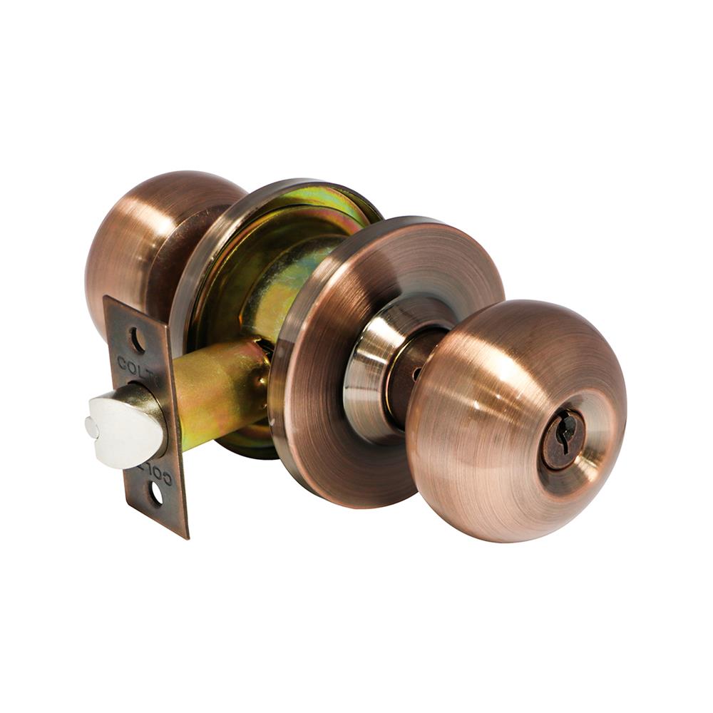 ลูกบิดทั่วไป หัวจัน COLT 5327-302 สีทองแดงรมดำ