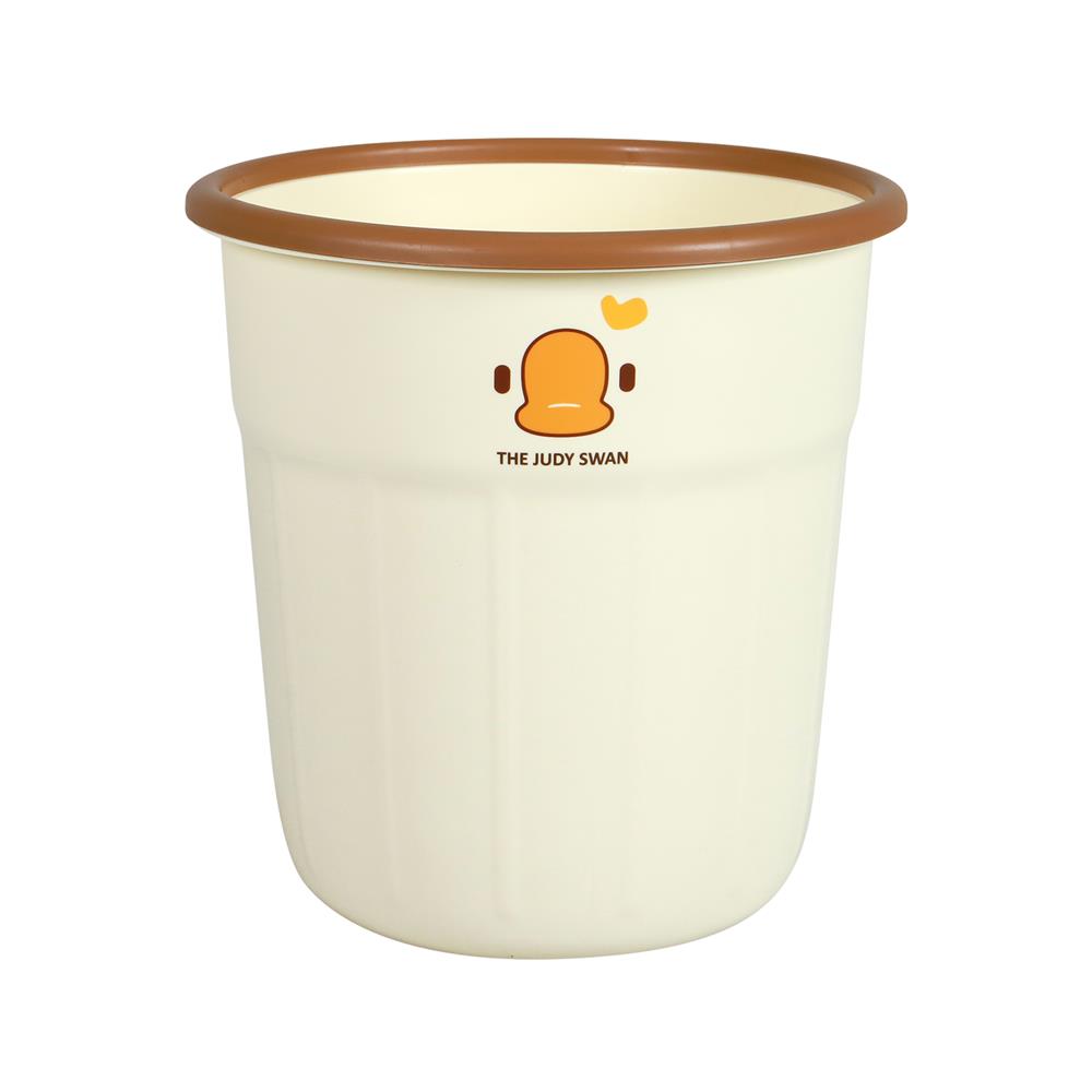 ถังขยะกลม ACCO DUCKY 9.5 ลิตร สีครีม