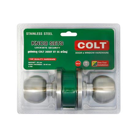 ลูกบิดทั่วไป หัวกลม COLT 26507 สีสเตนเลส_4