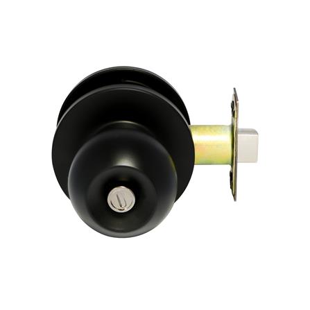 ลูกบิดห้องน้ำ หัวกลม COLT 6322-302 สีดำ_3