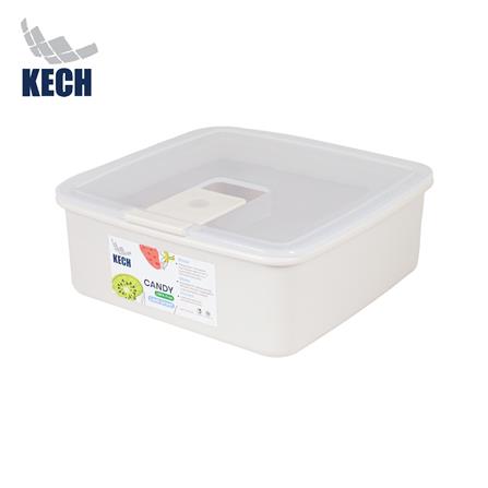 กล่องอาหาร 0.55 ลิตร KECH CANDY 9711 สีเบจ_1
