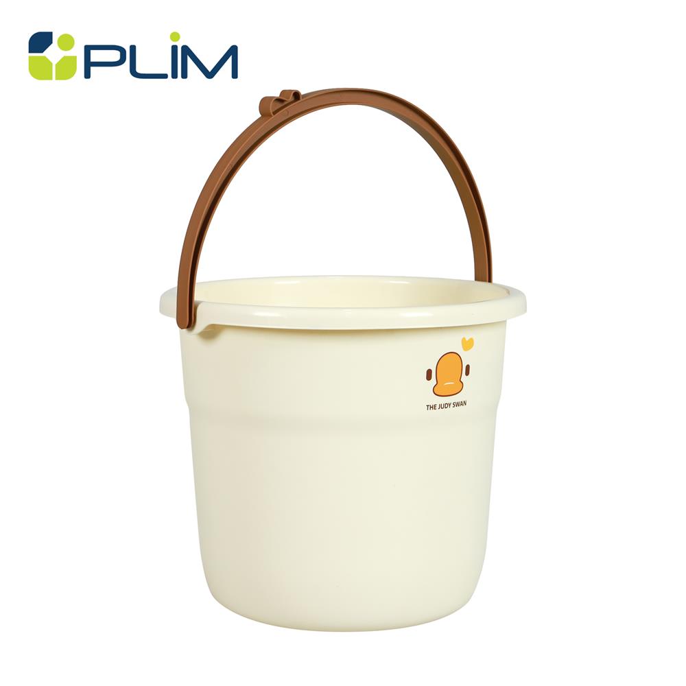 ถังน้ำกลม PLIM DUCKY 16 ลิตร สีครีม_1