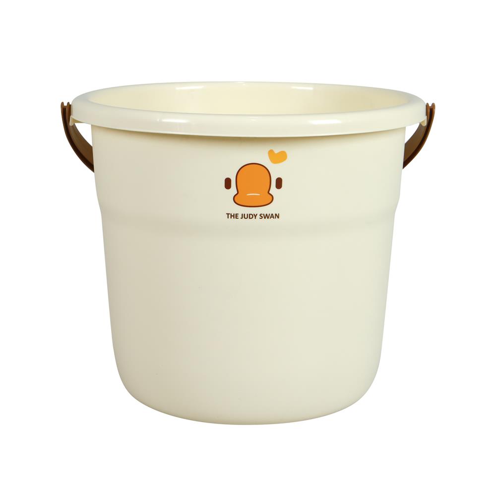 ถังน้ำกลม PLIM DUCKY 16 ลิตร สีครีม