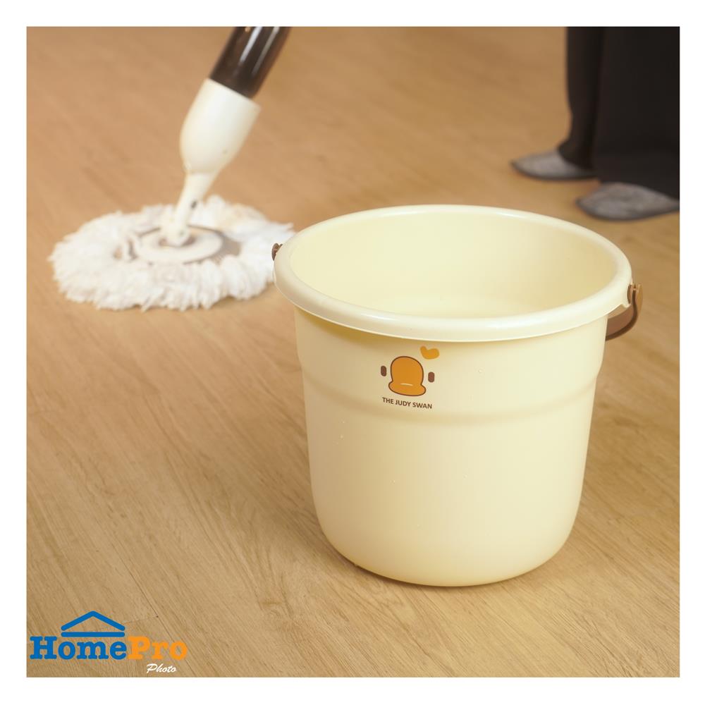 ถังน้ำกลม PLIM DUCKY 16 ลิตร สีครีม