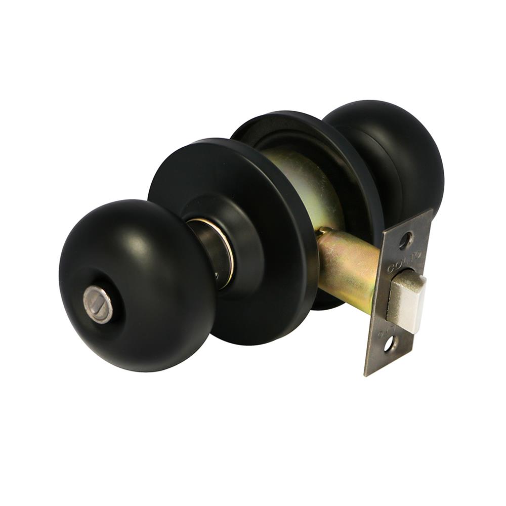 ลูกบิดห้องน้ำ หัวจัน COLT 5322-302 สีดำ