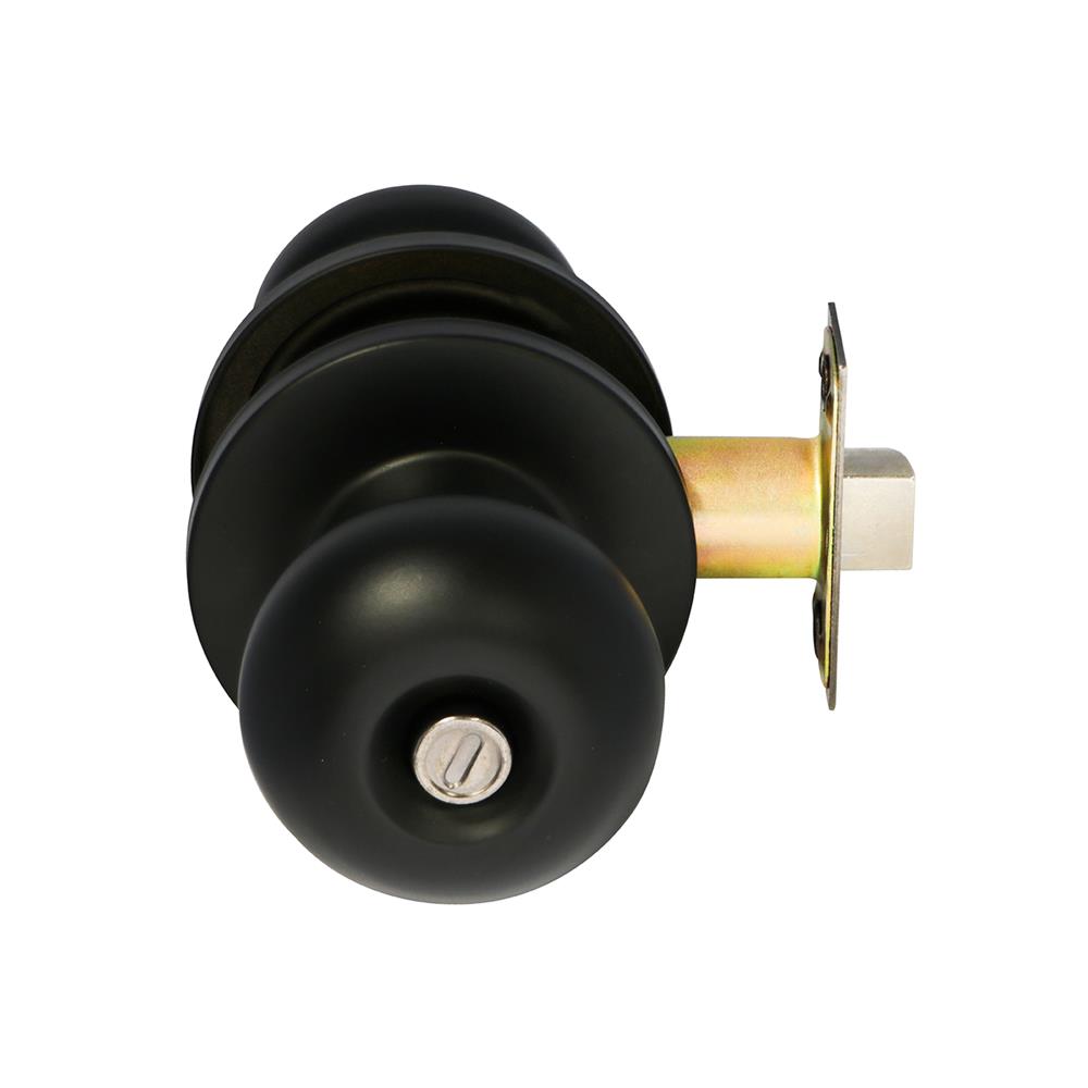 ลูกบิดห้องน้ำ หัวจัน COLT 5322-302 สีดำ