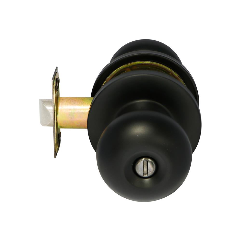 ลูกบิดห้องน้ำ หัวจัน COLT 5322-302 สีดำ