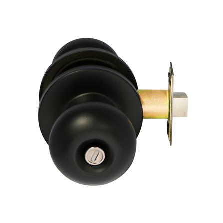 ลูกบิดห้องน้ำ หัวจัน COLT 5322-302 สีดำ_3