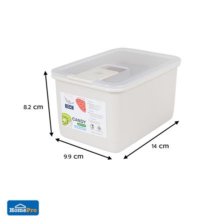 กล่องอาหาร 0.6 ลิตร KECH CANDY 9713 สีเบจ_6