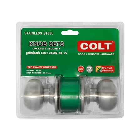 ลูกบิดห้องน้ำ หัวจัน COLT 24502 สีสเตนเลส_4