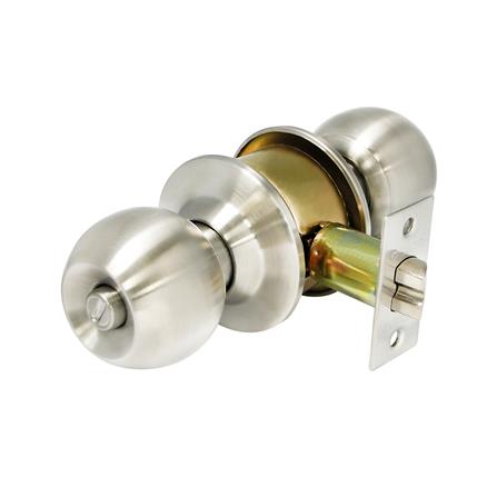 ลูกบิดห้องน้ำ หัวกลม COLT 28402 สีสเตนเลส_0