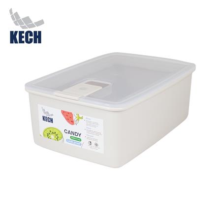 กล่องอาหาร 1.4 ลิตร KECH CANDY 9714 สีเบจ_1