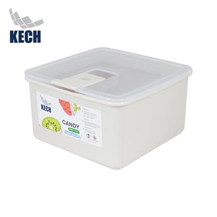 กล่องอาหาร 0.92 ลิตร KECH CANDY 9712 สีเบจ_1