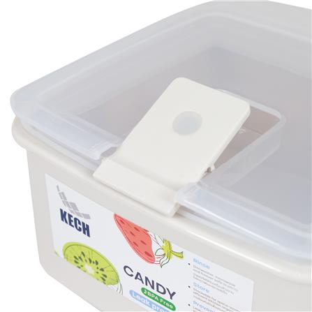 กล่องอาหาร 0.92 ลิตร KECH CANDY 9712 สีเบจ_4