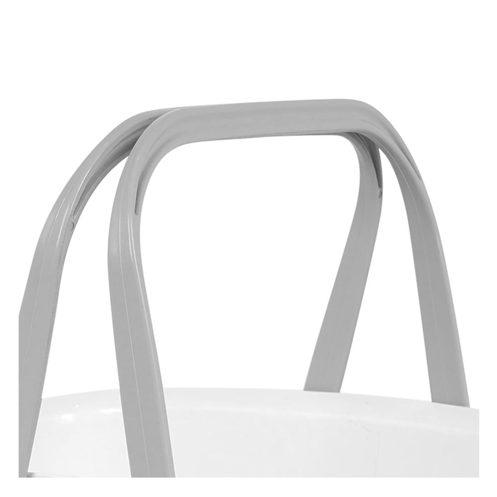 ถังหูหิ้ว PLIM VIVE 30x22x15 ซม. สีขาว