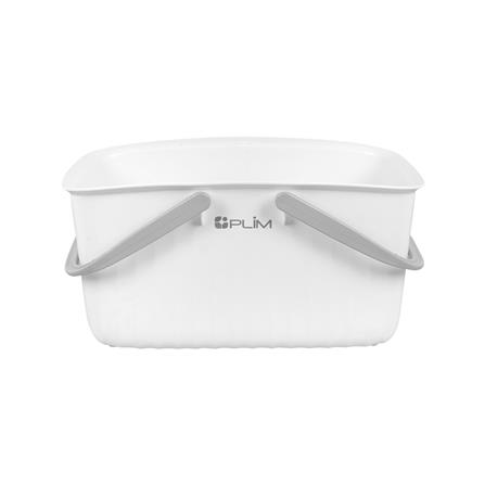 ถังหูหิ้ว PLIM VIVE 30x22x15 ซม. สีขาว_2