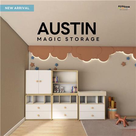 ถาดเปลี่ยนผ้าอ้อม OYAKOO AUSTIN สีขาว_3