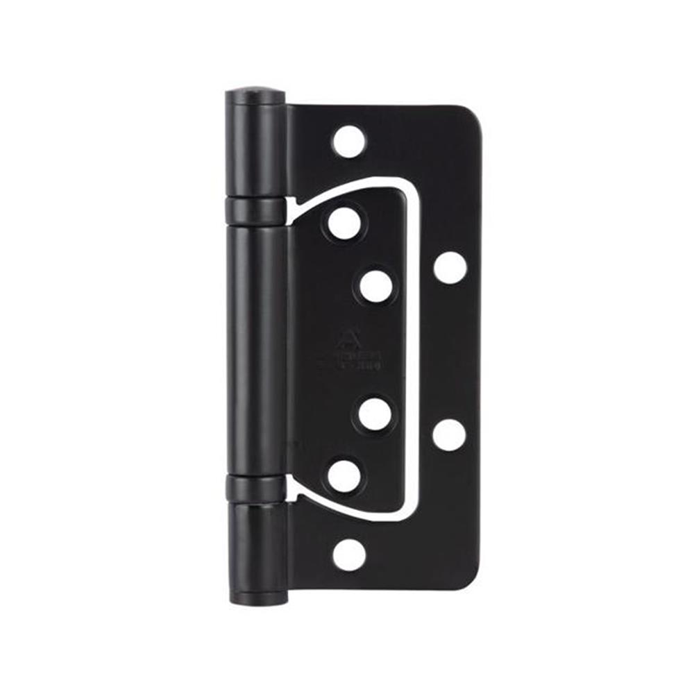 บานพับ 4X3 นิ้ว X 2 มม. HAFELE 483.02.307 ไม่เซาะร่อง สีดำ แพ็ก 2 ชิ้น