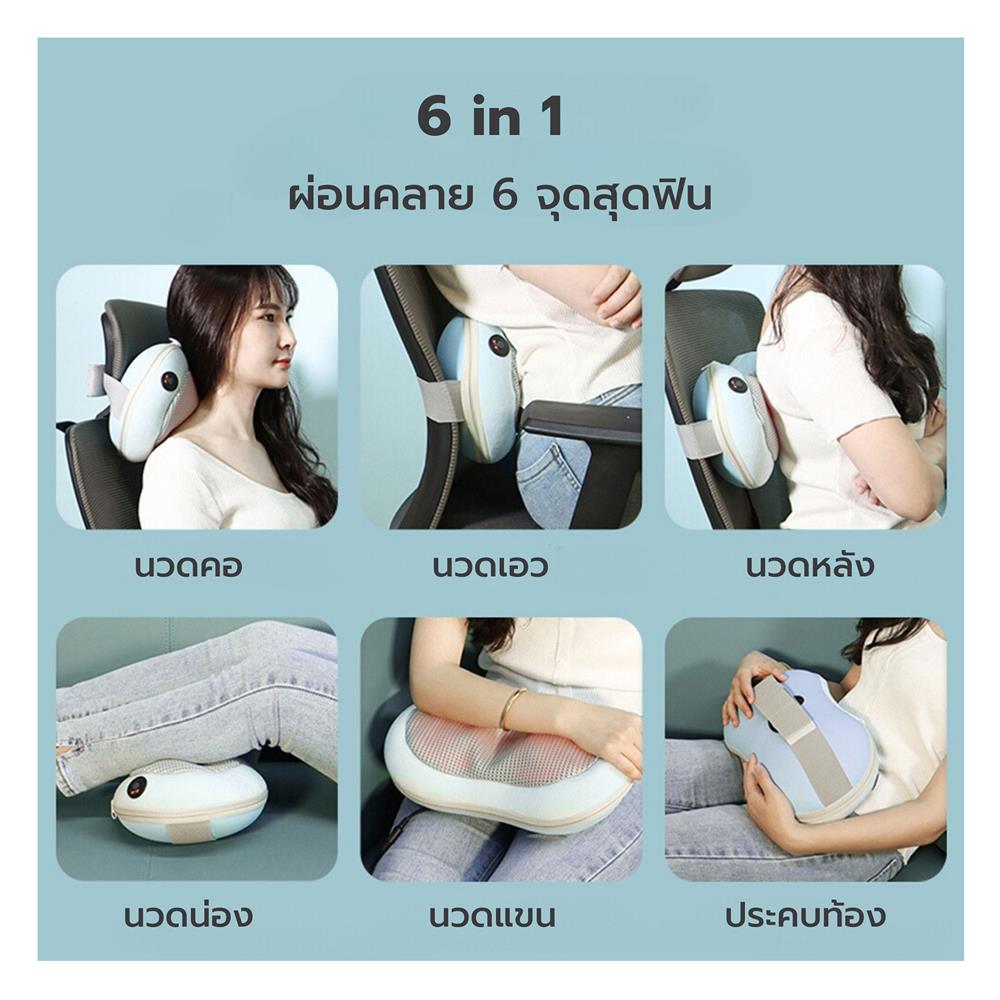 เครื่องนวดไฟฟ้า BREO BACK M1 สีฟ้า