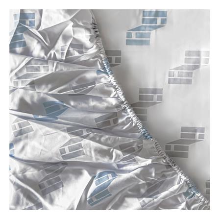 ชุดผ้าปูที่นอน 6 ฟุต 6 ชิ้น STEVENS COTTON FRESH SATEEN BN21_2