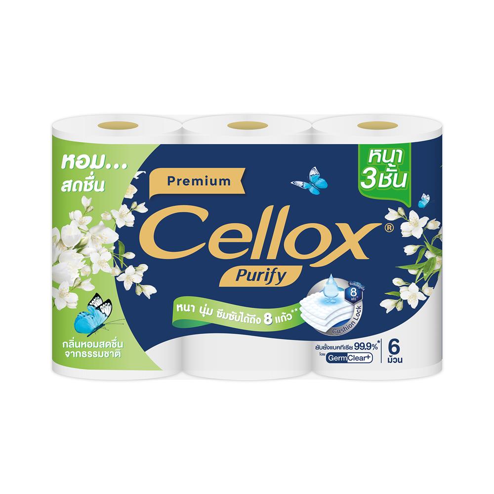 กระดาษชำระ CELLOX PREMIUM BOTANIS แพ็ก 6