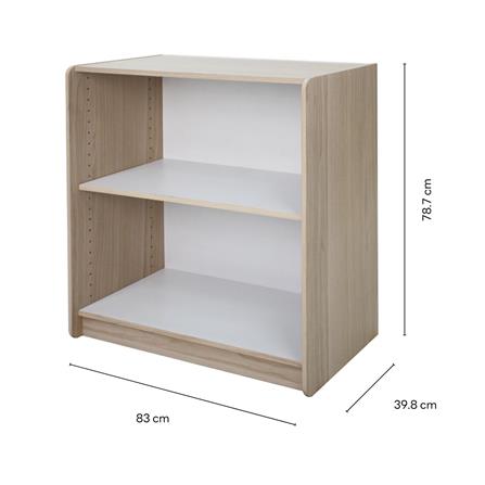 ชั้นวางของเด็ก 2 ชั้น OYAKOO AUSTIN สีขาว/โอ๊ค_6