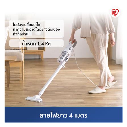เครื่องดูดฝุ่นแบบด้าม IRIS OHYAMA SCA-112 สีขาว_5