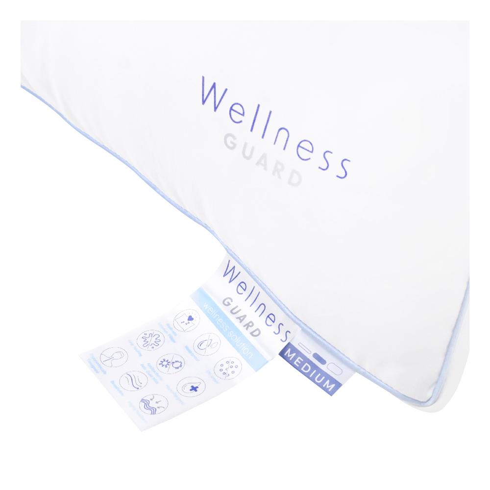 หมอนหนุน ไมโครไฟเบอร์ FROLINA WELLNESS GUARD MEDIUM 19x29 นิ้ว สีขาว