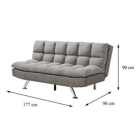 โซฟาเบด FURDINI MOSA สีน้ำตาล_8