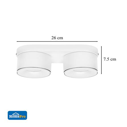 ดาวน์ไลท์ LED CARINI ZR-DP430-2 10 นิ้ว 16 วัตต์ DAYLIGHT/COOL WHITE/WARM WHITE สีขาว_4