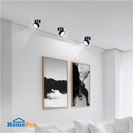 ดาวน์ไลท์ LED CARINI ZR-DP12-1 4 นิ้ว 8 วัตต์ DAYLIGHT/COOL WHITE/WARM WHITE สีดำ_5