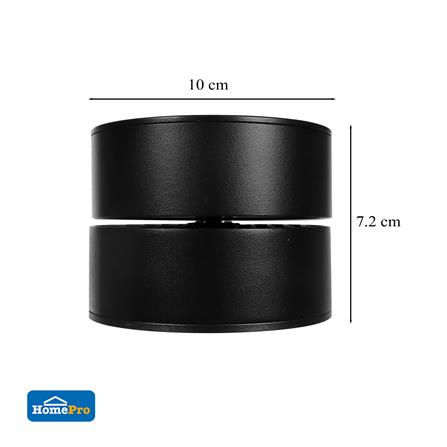 ดาวน์ไลท์ LED CARINI ZR-DP12-1 4 นิ้ว 8 วัตต์ DAYLIGHT/COOL WHITE/WARM WHITE สีดำ_6