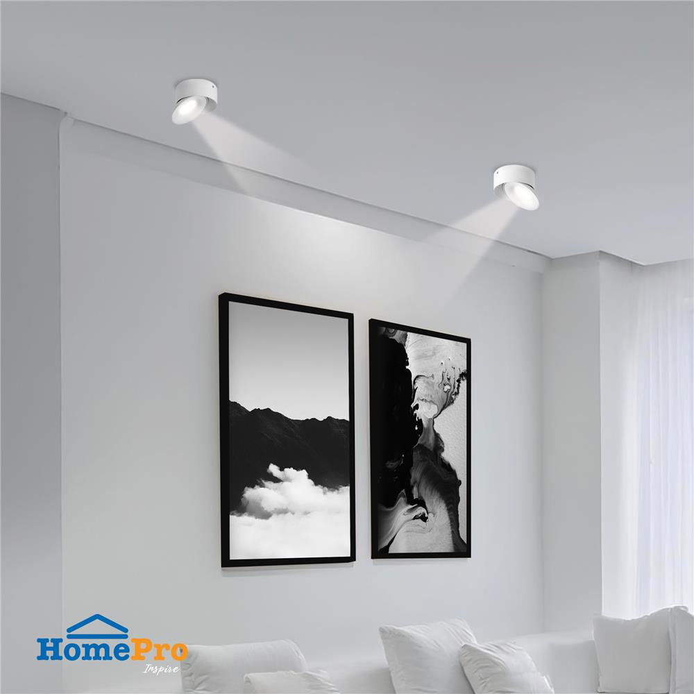 ดาวน์ไลท์ LED CARINI ZR-DP430 4.3 นิ้ว 8 วัตต์ DAYLIGHT/COOL WHITE/WARM WHITE สีขาว