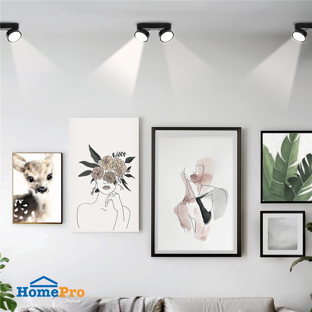 ดาวน์ไลท์ LED CARINI ZR-DP12-2 10 นิ้ว 16 วัตต์ DAYLIGHT/COOL WHITE/WARM WHITE สีดำ